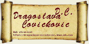 Dragoslava Čovičković vizit kartica
